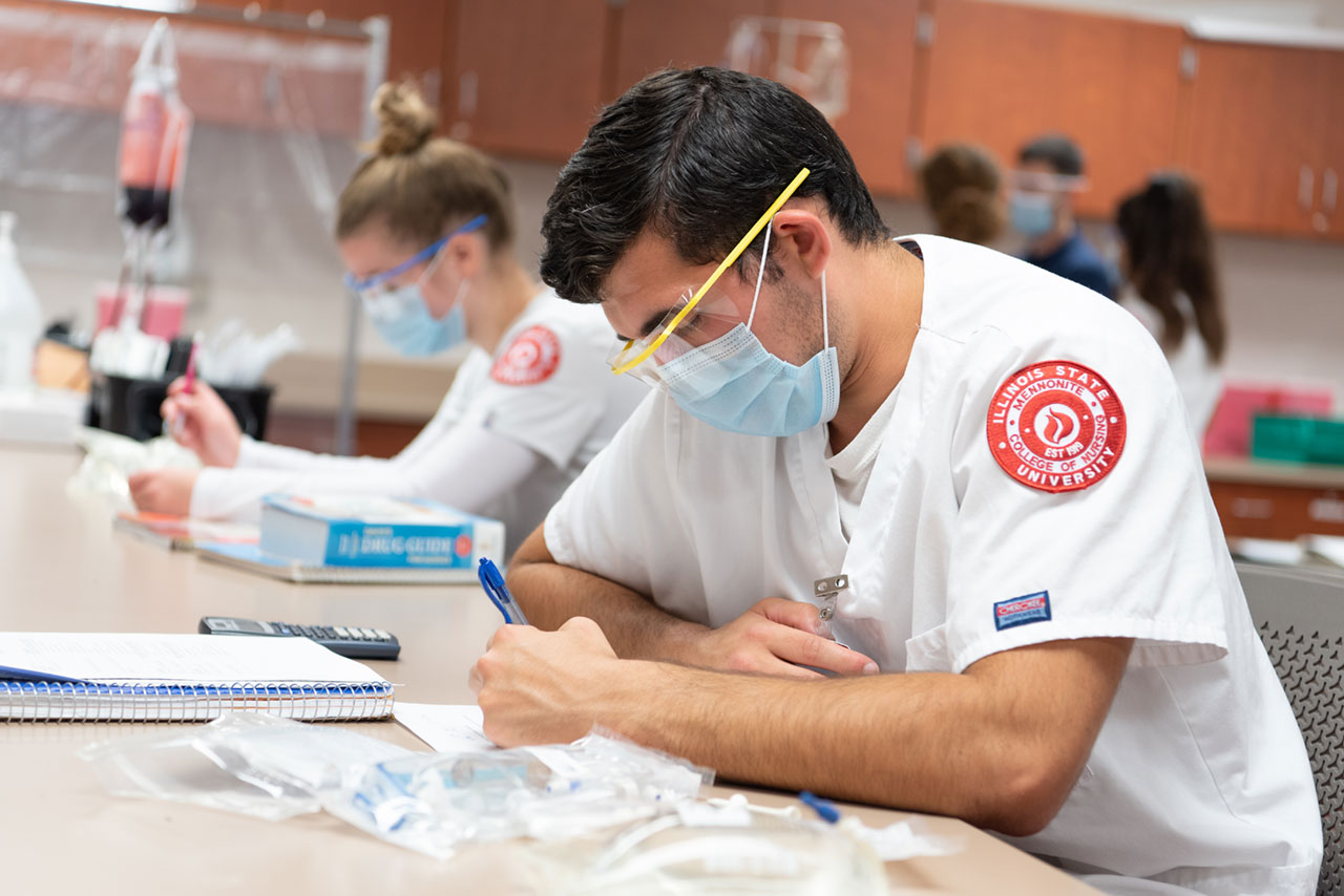mcn nursing student studying